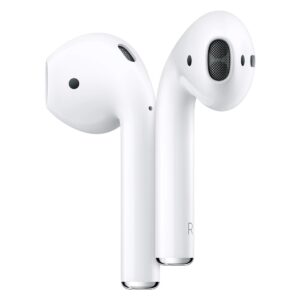 AirPods de 2da generación (A2032 A2031) con estuche de carga Lightning (A1602), modelo MV7N2AM/A